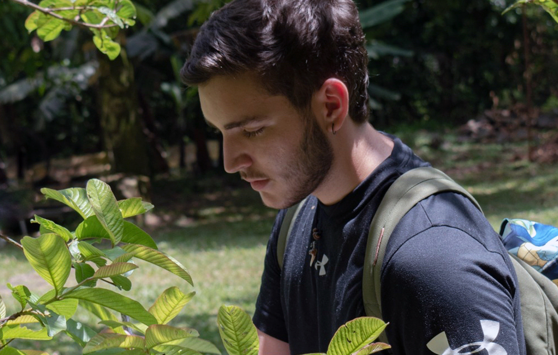 “Mi experiencia en la universidad desde que ingresé al programa de Biología ha sido diez de diez. Además de ser estudiante, soy ilustrador científico y desde el primer semestre he podido dictar talleres, trabajar con diferentes profesores en proyectos, publicaciones, entre otras cosas. Los profes realmente se preocupan por el otro; al ver el amor y las ganas de aprender, te acogen increíblemente. He podido asistir a eventos y actividades de semestres superiores siempre esforzándome y colaborando; he aprendido cosas que probablemente la universidad no pueda acaparar por ser una ciencia tan inmensa. Actualmente estoy en proyectos tanto de profesores como personales y seguramente la universidad me ayudará, como lo haría con cualquier persona apasionada.Al proyectarme profesionalmente, puedo verme en muchos campos debido a la amplia formación que tendré y los campos que la misma biología tiene, direccionados a la investigación. Me veo como un profesional autodidacta, disciplinado y apto para cualquier trabajo, dispuesto a contribuir en el mundo de la ciencia natural”. Omar Morales Franky, estudiante de Biología
