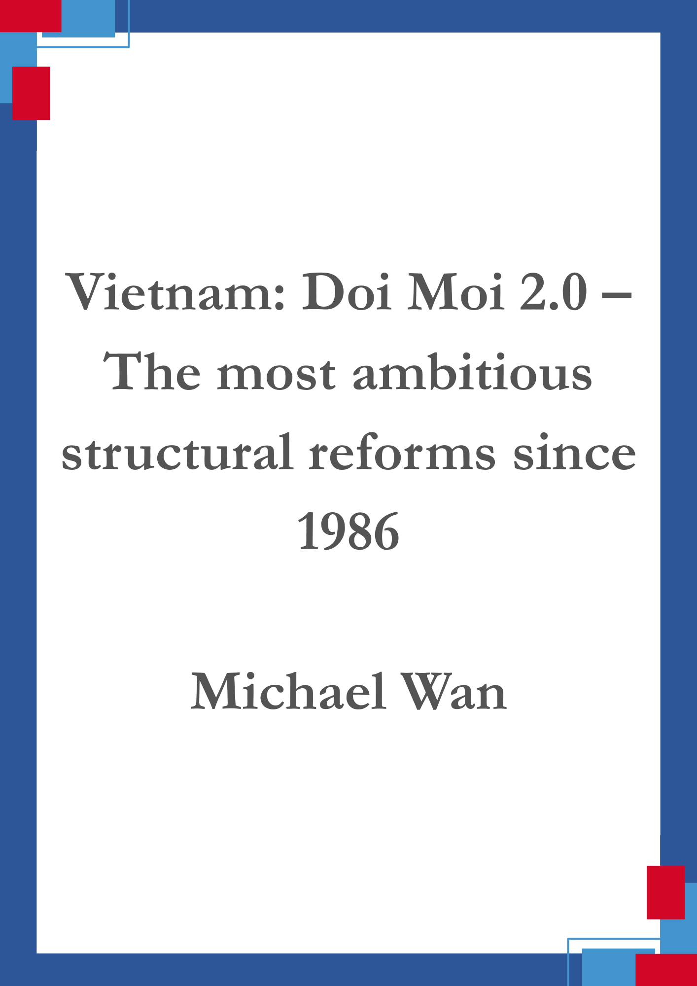 Vietnam: Doi Moi 2.0