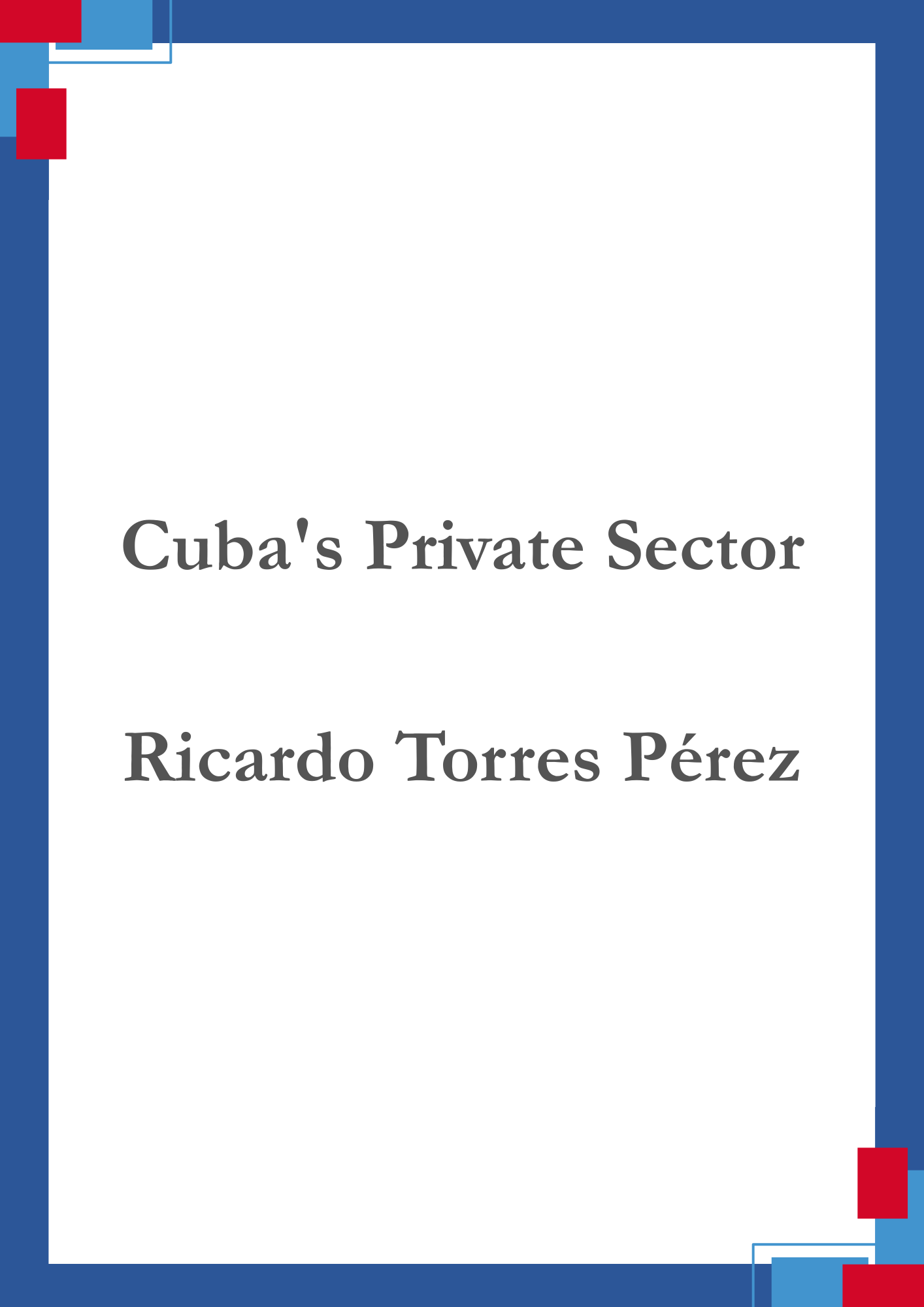 Cuba's Private Sector